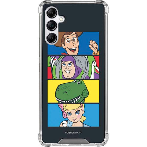 Disney Toy Story Character Grid Galaxy A15 5G Clear Case